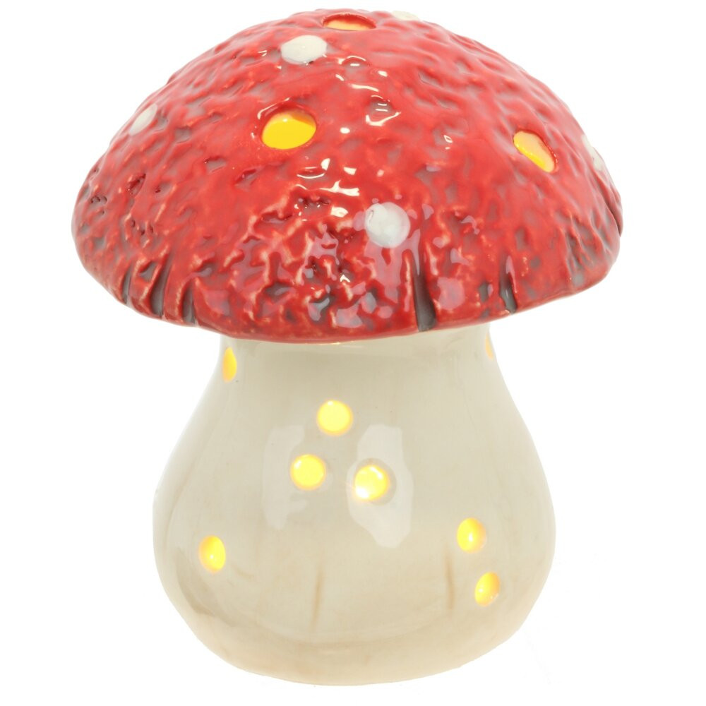 Фигурка декоративная "Гриб"  (2xLR44, прилаг.), L11 W10 H10,5 см