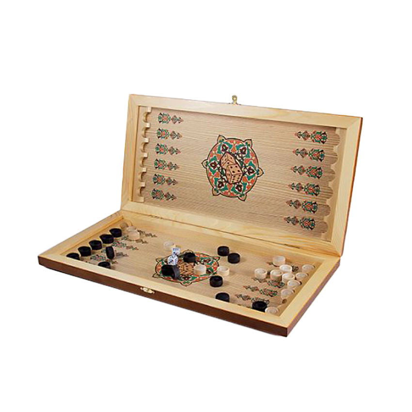 Игра настольная шашки и нарды  Баталия