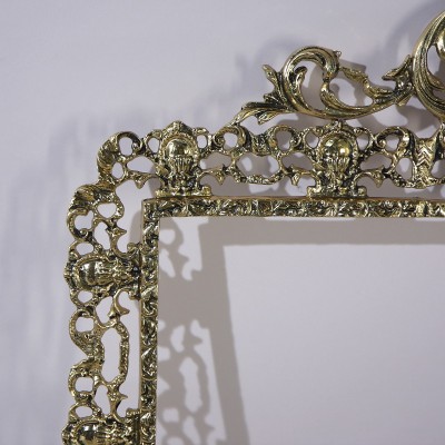 Зеркало Дуэ Кватро Си в раме, золото