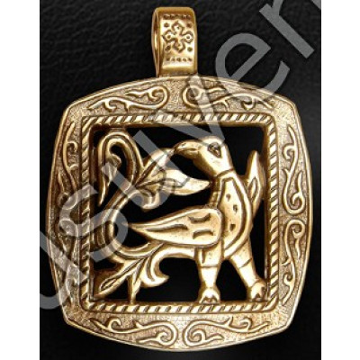 Подвеска "Жаворонок с процветшим хвостом"