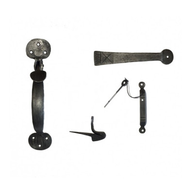 Дверная ручка с кнопкой "Вильям"