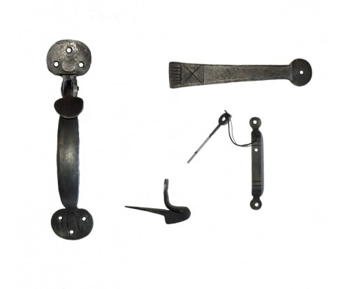 Дверная ручка с кнопкой "Вильям"