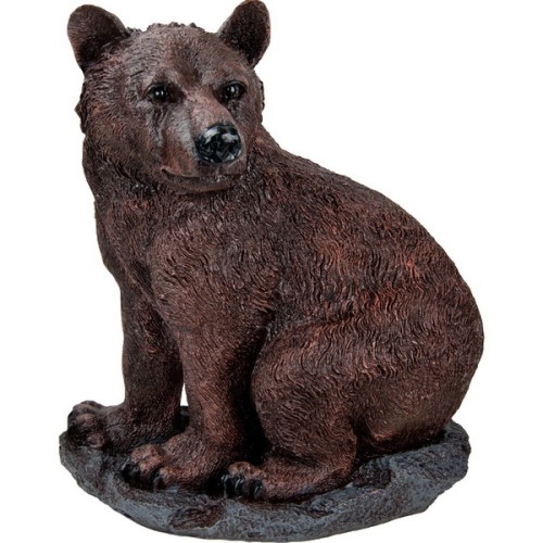 Декоративная садовая фигурка "Медведь на камне"