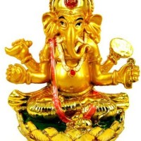 Статуэтка "Золотой Ганеш"