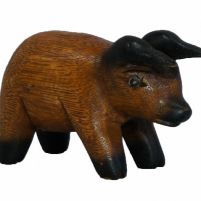 Декоративная статуэтка "Свинка с длинными ушками"