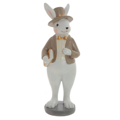 Фигурка декоративная "Зайка", L5 W5 H15 см, 2в.