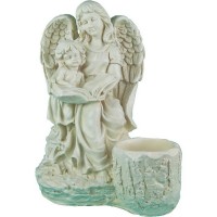 Декоративная фигурка "Ангел и девочка с книгой"