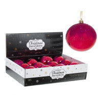 Украшение новогоднее "Шар" (Набор из 12-ти), D 8 см, L35 W27 H8,5 см