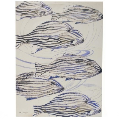 Картина "Рыбы" h80 L61 w3,5 см