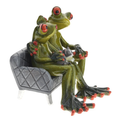 Фигурка декоративная "Лягушки", L13 W12 H12 см