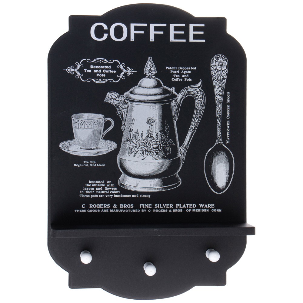 ВЕШАЛКА ДЛЯ КУХНИ С КРЮЧКАМИ 32,2*47,5*10 СМ ВЕШАЛКА ДЛЯ КУХНИ С КРЮЧКАМИ 32,2*47,5*10 СМ