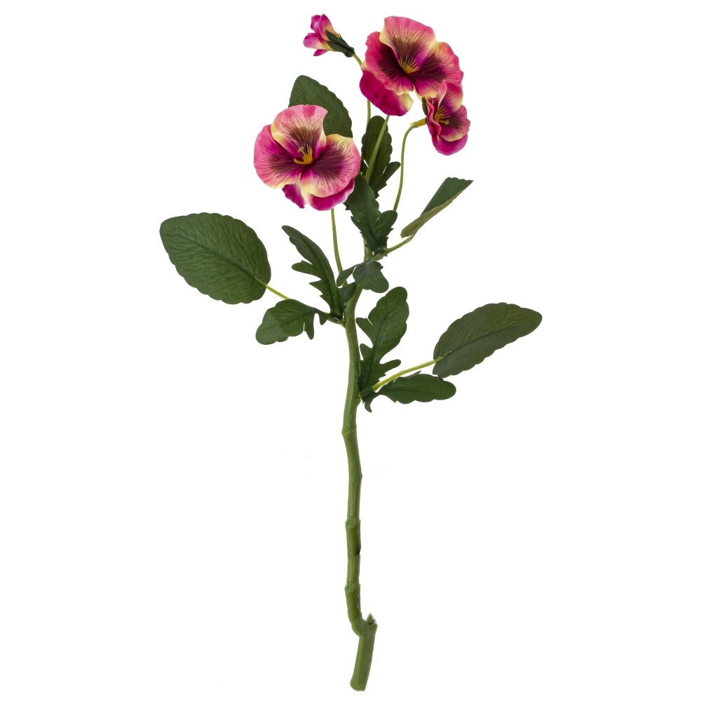 Цветок искусственный "Фиалка", L11 W8 H38 см