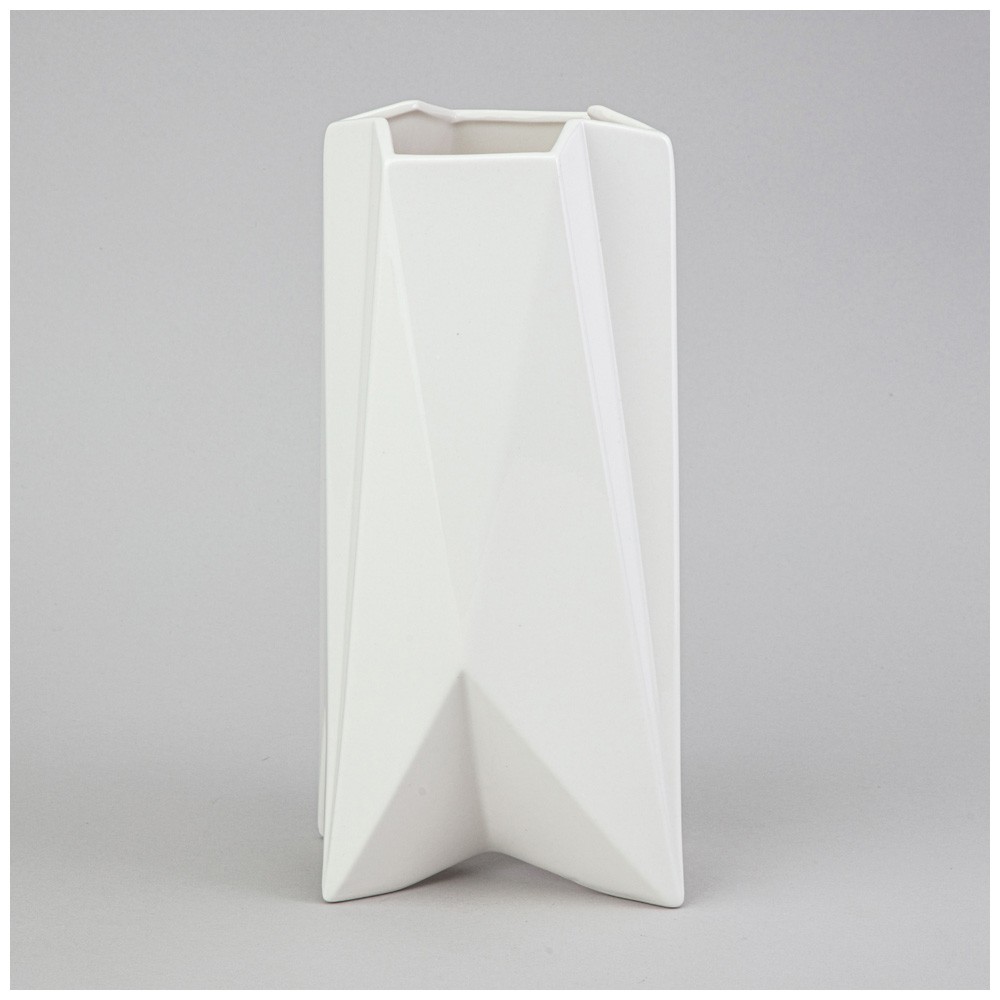 ВАЗА 10.5*8*24СМ ЦВЕТ: БЕЛЫЙ