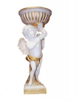 Интерьерная статуэтка "Ангелочек с вазой"  