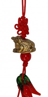 Интерьерная подвеска "Лягушка с перчиками" 10 шт.