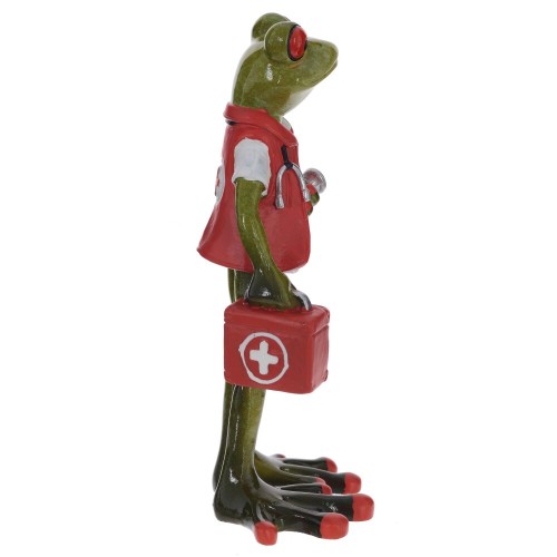 Фигурка декоративная "Лягушка доктор"