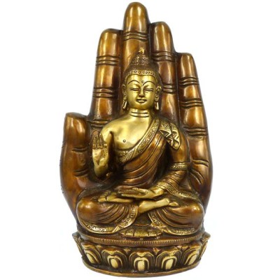Декоративная фигура "Будда в ладони"