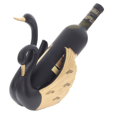 Подставка для бутылки "Лебеди", L20 W11 H24 см