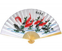 Настенный веер "Карпы"