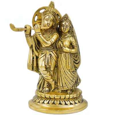 Кришна и Радха статуэтка бронза 145*82*55мм