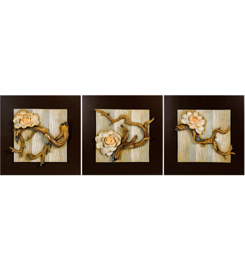 ART-316 Триптих "Желтая сакура"