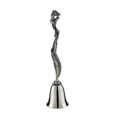 Колокольчик "Дракон" никелированный с чернением Колокольчик "Дракон" никелированный с чернением