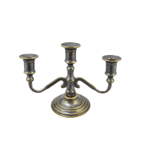 Канделябр на 3 свечи антик