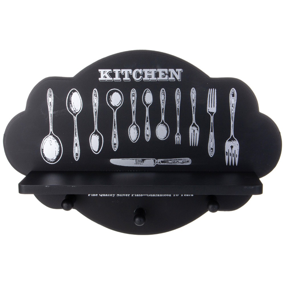 ВЕШАЛКА ДЛЯ КУХНИ С КРЮЧКАМИ 39,5*27*10 СМ ВЕШАЛКА ДЛЯ КУХНИ С КРЮЧКАМИ 39,5*27*10 СМ