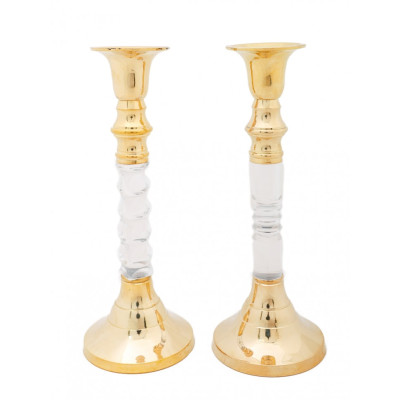 Набор из двух подсвечников "Стиль" с перламутром       