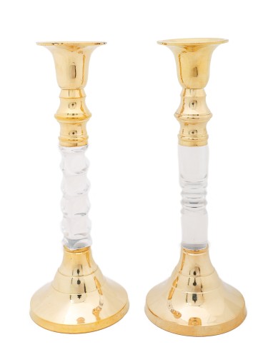 Набор из двух подсвечников "Стиль" с перламутром Набор из двух подсвечников "Стиль" с перламутром
