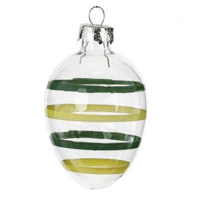 Набор из 6-ти изделий декоративных подвесных "Яйцо" (4*6,5), L14 W14 H4,5 см