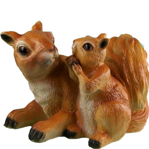 Декоративная садовая фигурка "Белка и бельчонок" Декоративная садовая фигурка "Белка и бельчонок"