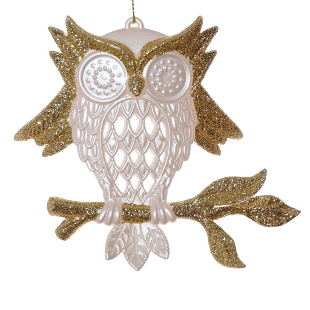 Украшение новогоднее "Сова", L13 W3 H10,5 см
