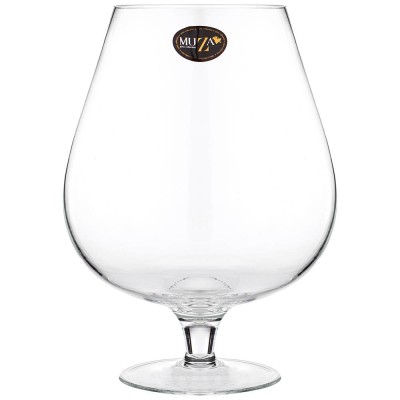 ВАЗА НА НОЖКЕ "AURA" 5 Л ДИАМЕТР 20 СМ ВЫСОТА 28 СМ