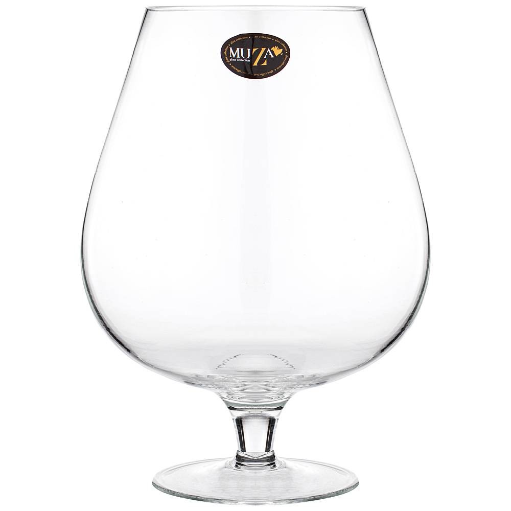 ВАЗА НА НОЖКЕ "AURA" 5 Л ДИАМЕТР 20 СМ ВЫСОТА 28 СМ