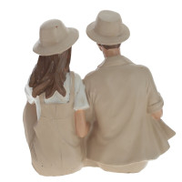 Фигурка декоративная "Влюбленная пара", L13 W12 H13 см