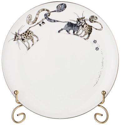 Тарелка закусочная "Котики" 21см.