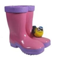 Садовое кашпо "Синичка на сапогах"                     