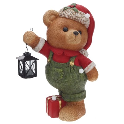 Фигурка декоративная с подсветкой "Медвежонок", (AAAx3 н/п), L26,5 W22 H43,5 см