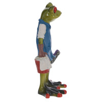 Фигурка декоративная "Лягушка уборщик"