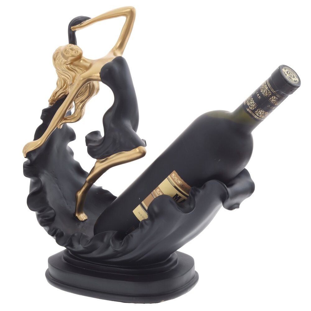 Подставка для бутылки "Девушка", L27 W13,5 H32 см