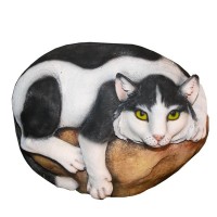 Декоративная фигурка "Кошка на камне"
