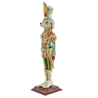 Фигурка декоративная "Солдатик-собака", L11 W11 H41,5 см