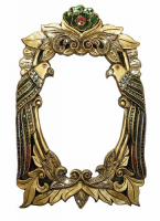 Рама для зеркала "Королевские попугаи"