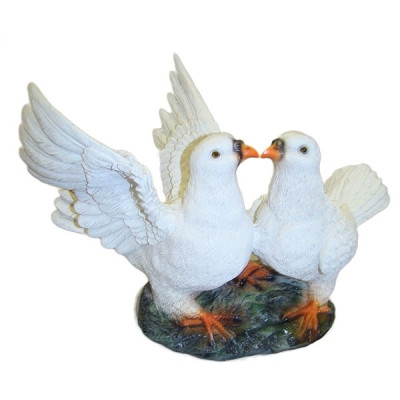 Декоративная садовая фигурка "Два голубя"