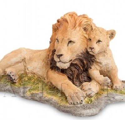 Статуэтка "Лев и львенок"