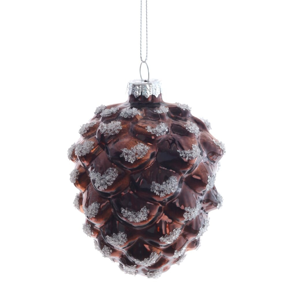 Украшение новогоднее "Шишка", L7 W7 H10 см, 2в.