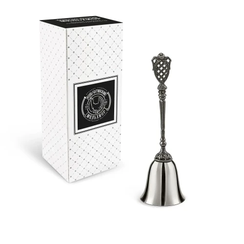 Колокольчик "Меценат" никелированный с чернением