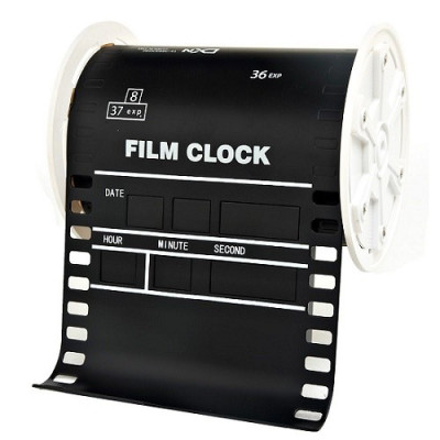 Настольные часы "Фотопленка 36 exp"