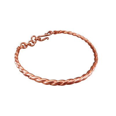 Медный витой браслет